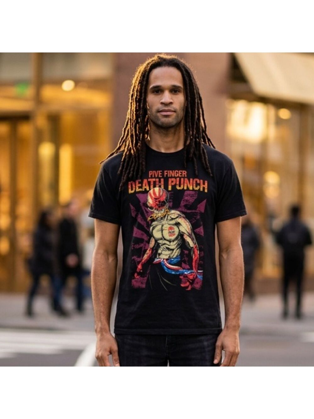 Five finger death punch tee large